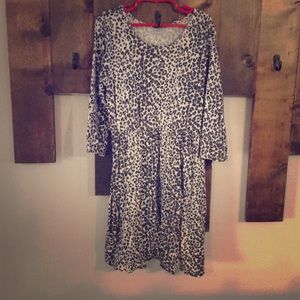 Cheetah print dress
